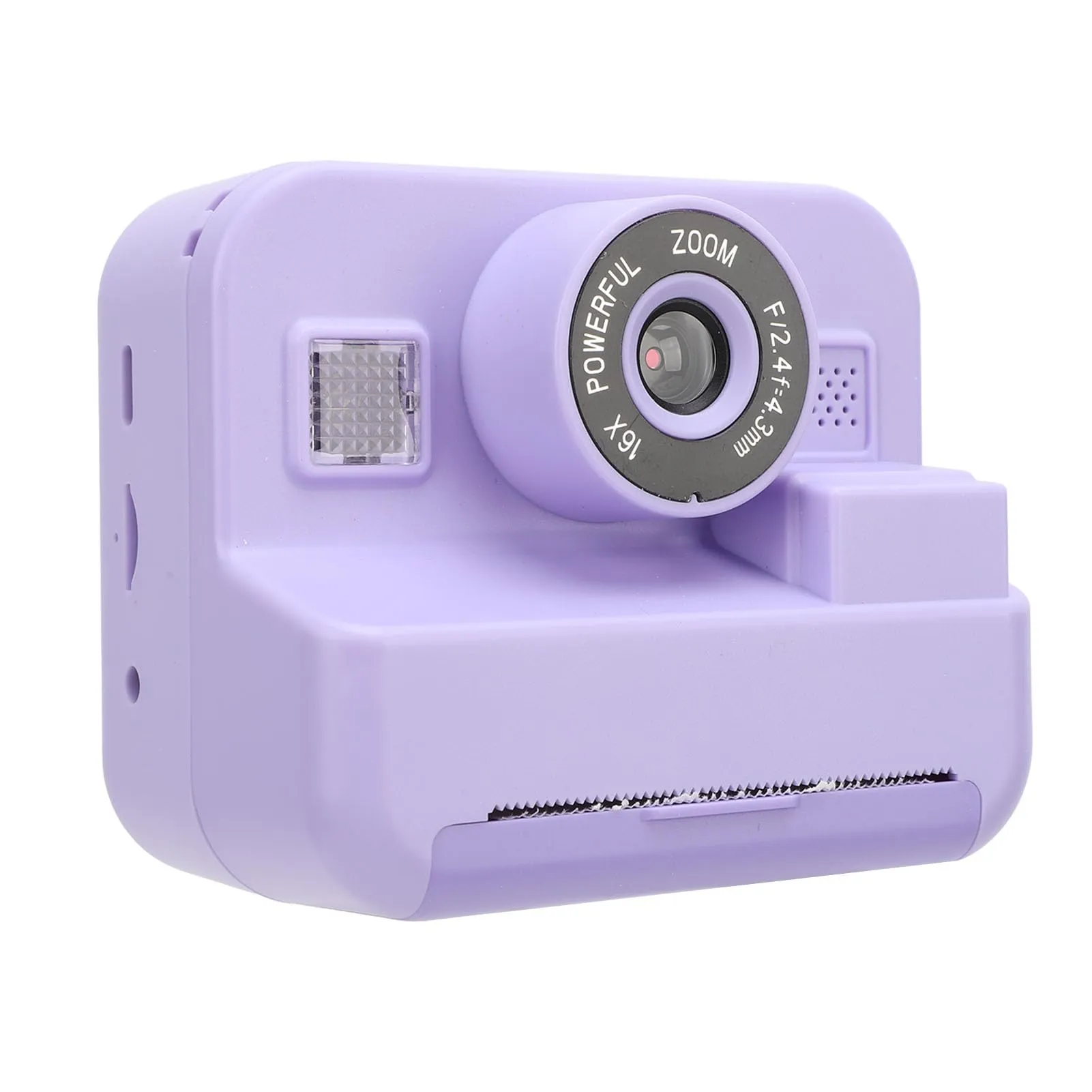 1080P Kids Instant Print Camera with 2.4 Inch Screen, Eco-Friendly Thermal Printing, Purple