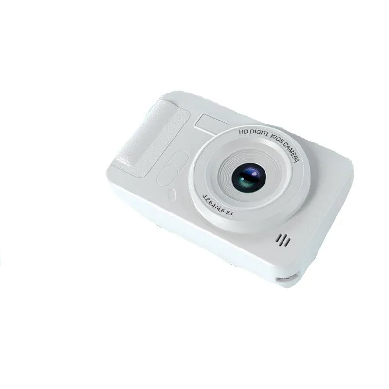 4K Digital Camera 44MP High-Definition Photography Travel Selfie Camera for Students (White)