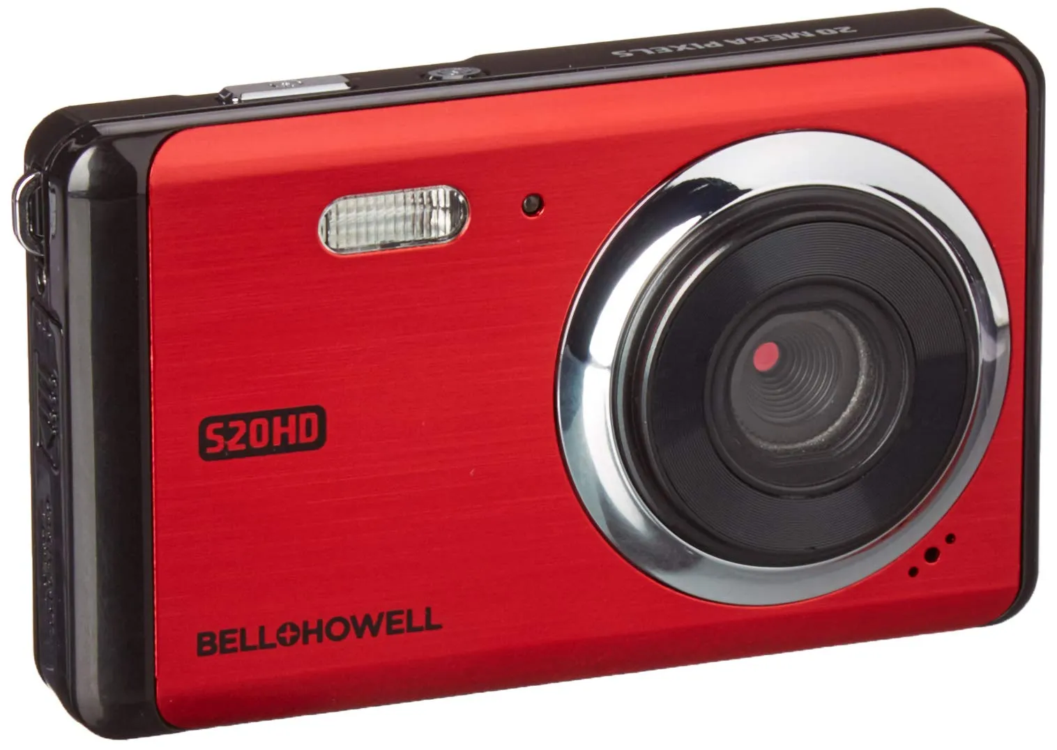 Bell+Howell 20MP Digital Camera, 1080p HD Video, 3' Touchscreen, Red (S20HD-R)