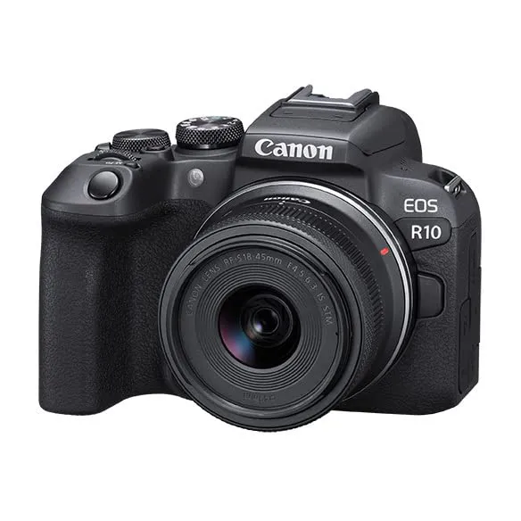 CANON EOS R10 MIRRORLESS CAMERA WITH 18-45MM LENS, 24.2MP, LIGHTWEIGHT, FAST AUTOFOCUS