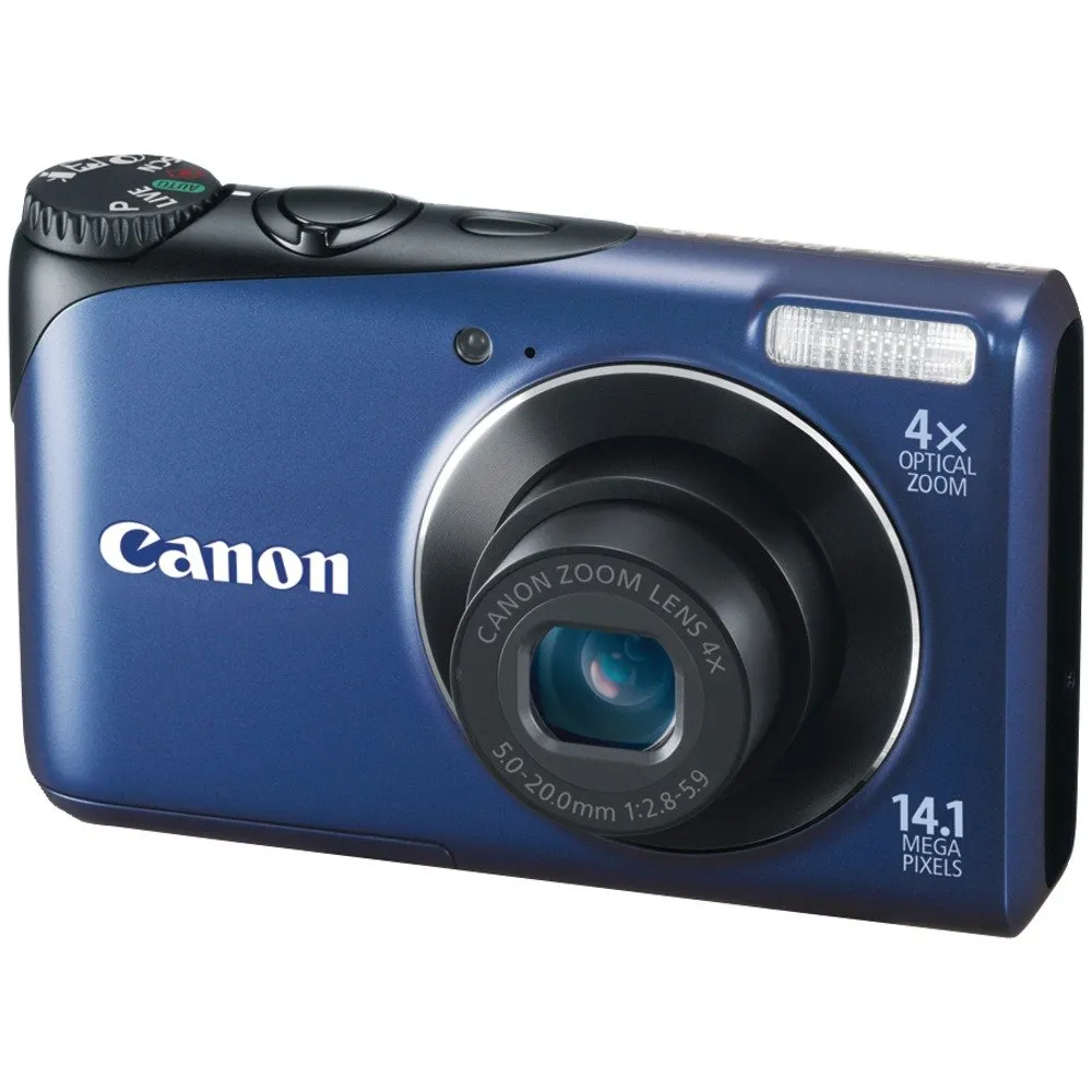 Canon PowerShot A2200 14.1MP Digital Camera with 4x Optical Zoom in Blue