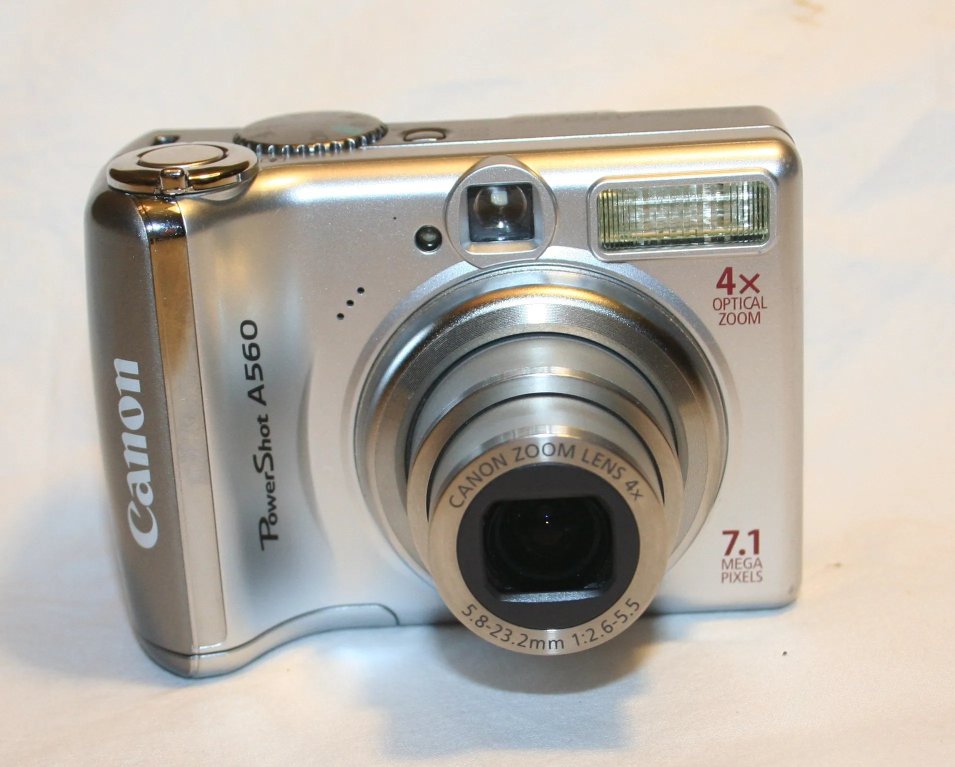 Canon PowerShot A560 7.1MP Digital Camera with 4x Optical Zoom - High-Resolution Capture