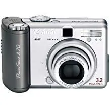 Canon PowerShot A70 3.2MP Digital Camera with 3x Optical Zoom and Video Capability