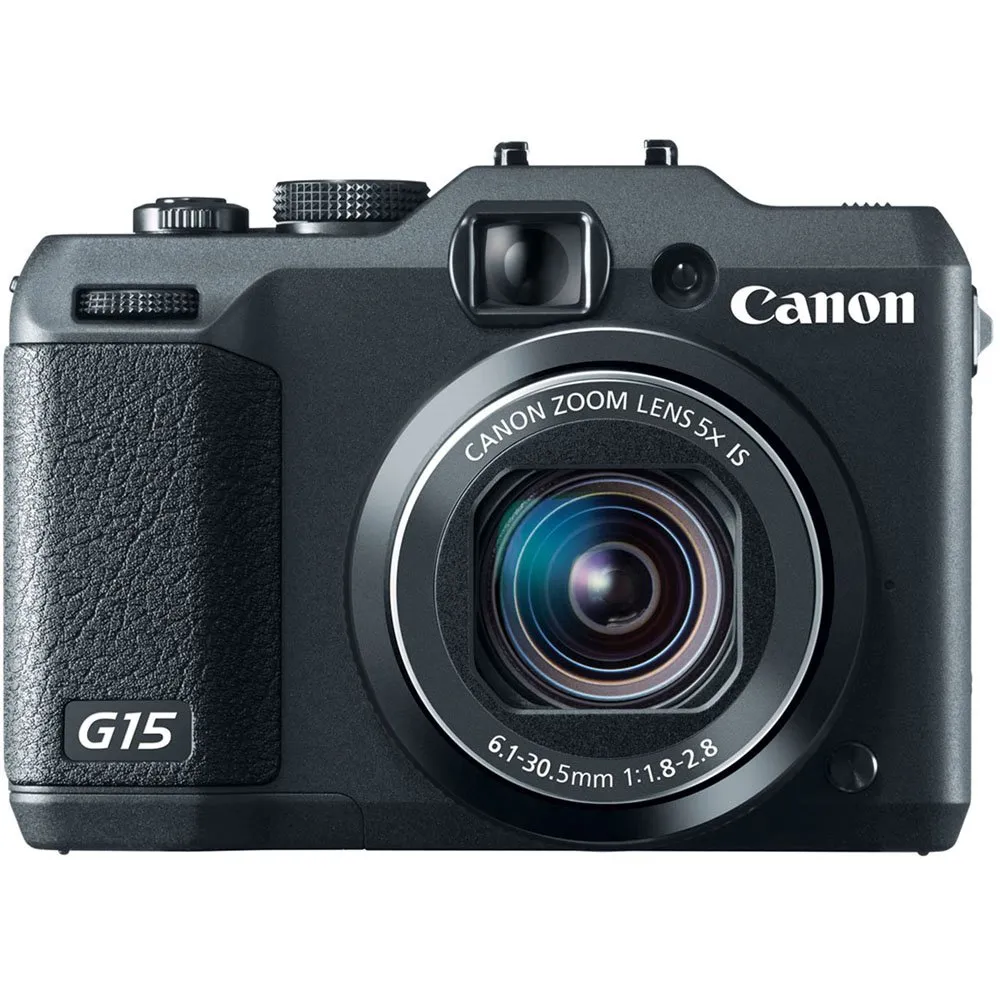 Canon PowerShot G15 12.1 MP Digital Camera with 5X Optical Zoom in Black