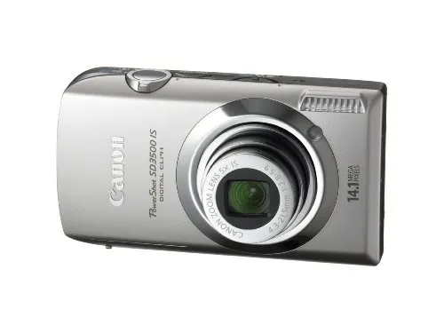 Canon PowerShot SD3500IS 14.1MP Camera with 3.5” Touch LCD, 5x Optical Zoom, Silver