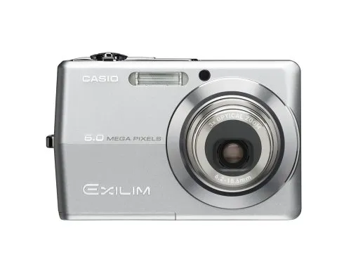 Casio Exilim EX-Z600 6MP Digital Camera Silver with 3x Optical Zoom & Anti-Shake Technology