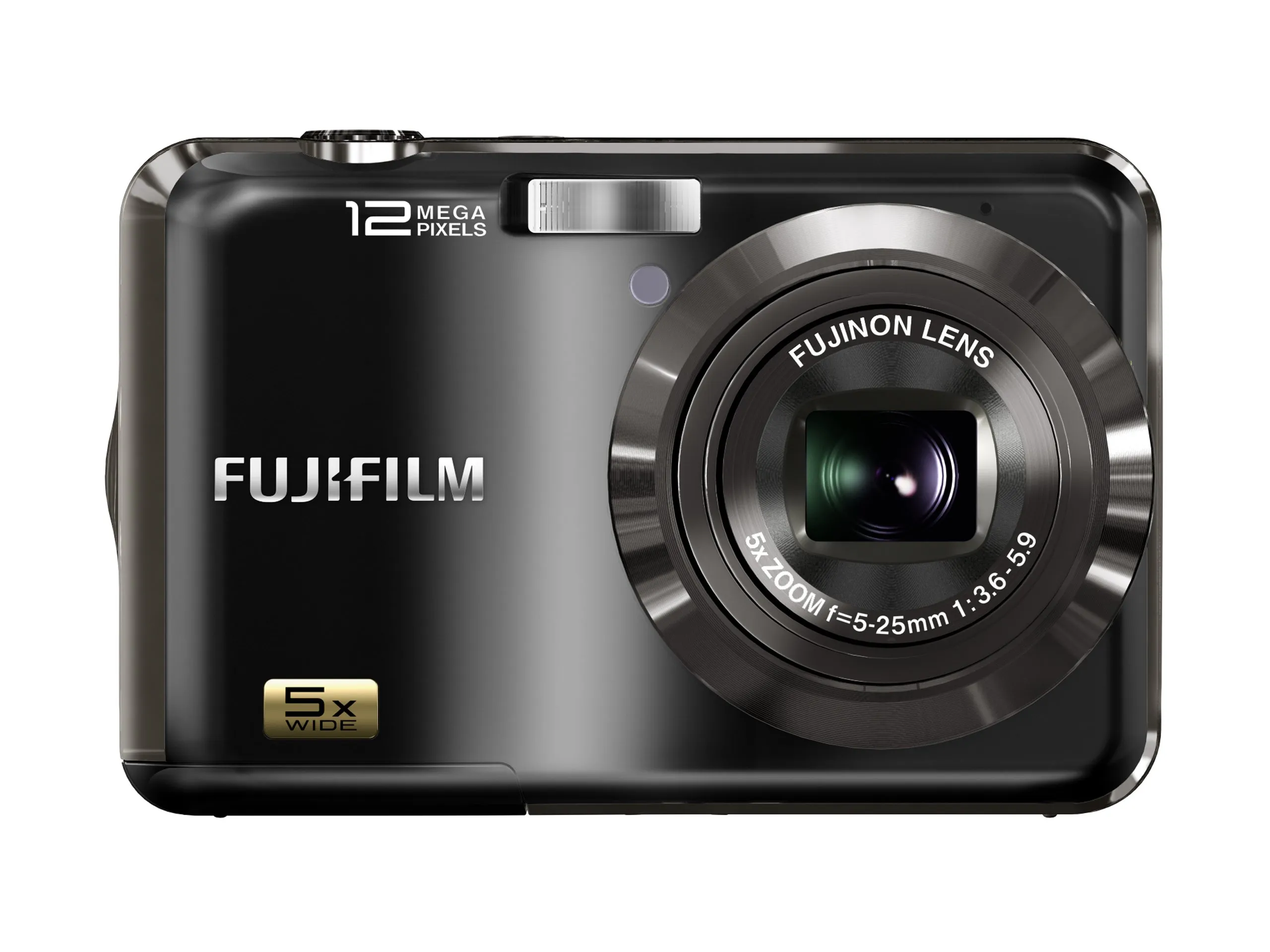 Fujifilm FinePix AX200 12MP Digital Camera 5x Optical Zoom 2.7-Inch LCD Black