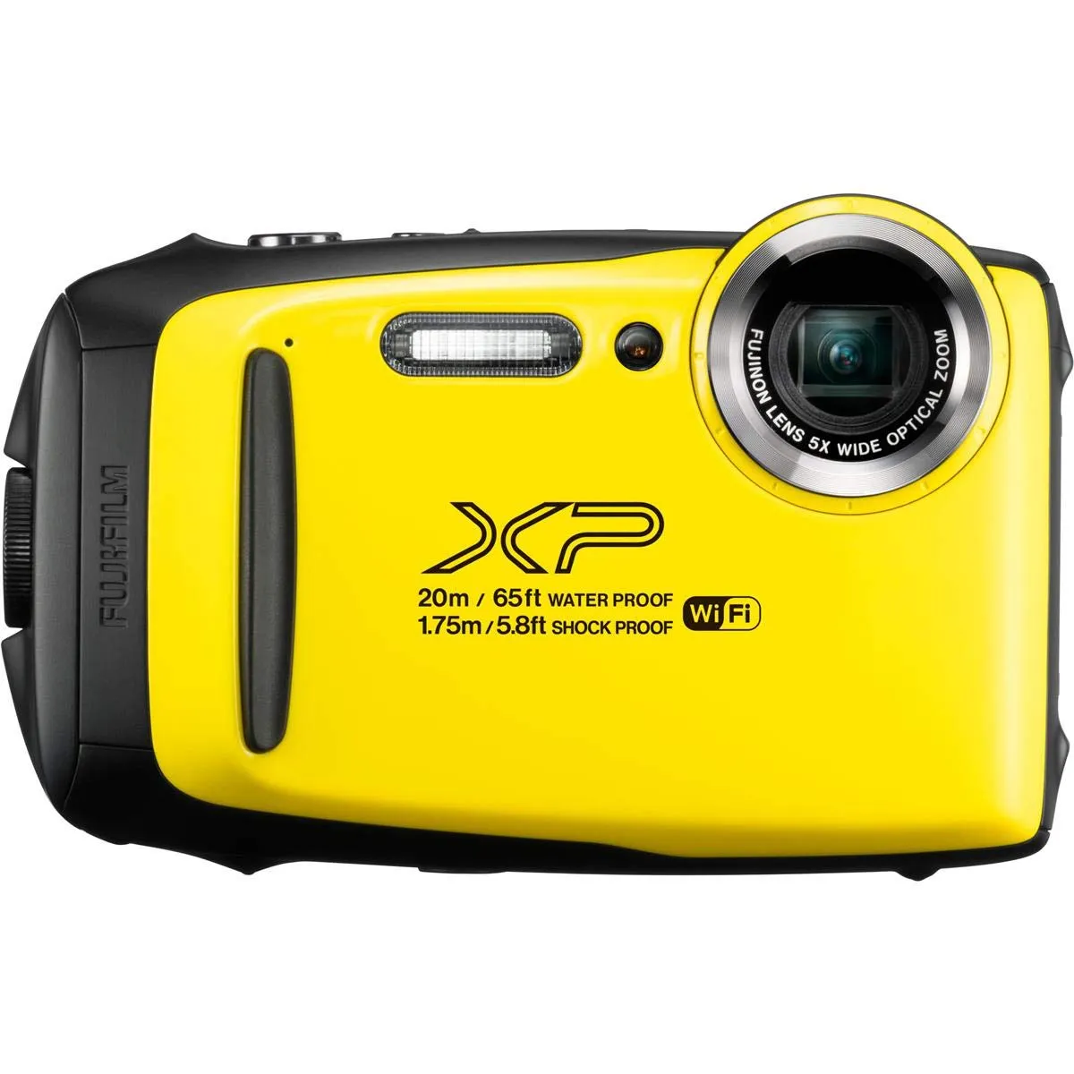 Fujifilm FinePix XP130 16.4MP Digital Camera, 5X Optical Zoom, Waterproof, Shockproof, Yellow