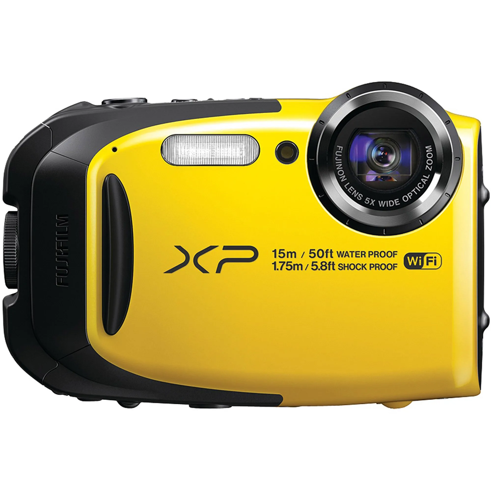 Fujifilm FinePix XP85 15.4MP Waterproof Camera - Yellow, 5X Optical Zoom, Refurbished Quality