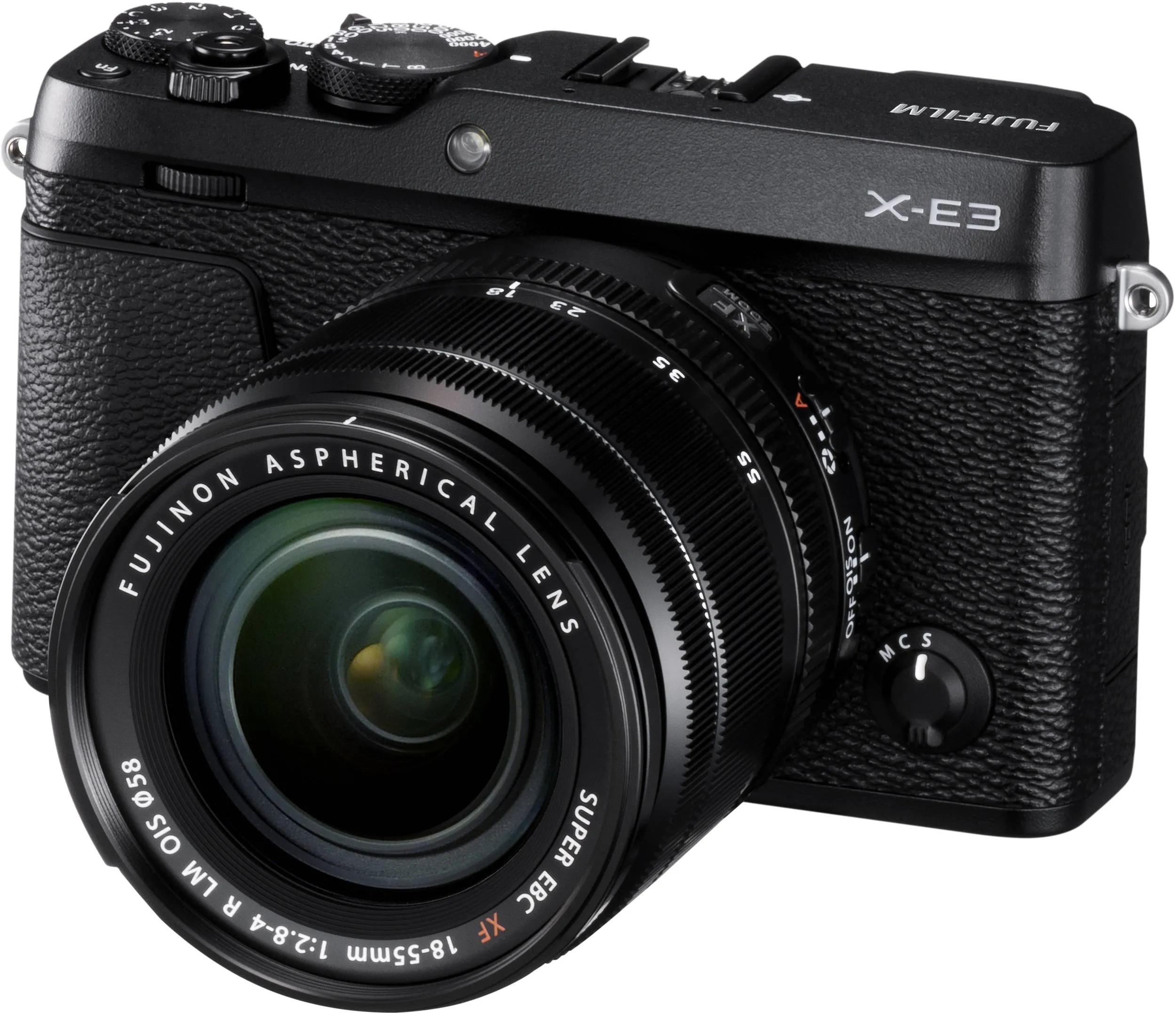 Fujifilm X-E3 Mirrorless Camera Kit with XF18-55mm Lens - 24.3MP, Bluetooth, Black