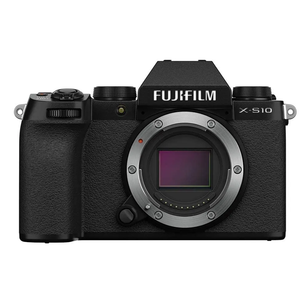 Fujifilm X-S10 Mirrorless Digital Camera Black, 26.1 MP, 4K Video, 5-Axis Stabilization