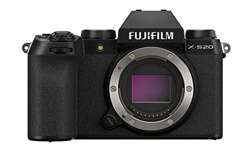 Fujifilm X-S20 Mirrorless Camera Body - 26.1MP, 180° Vari-Angle LCD, Lightweight, Powerful