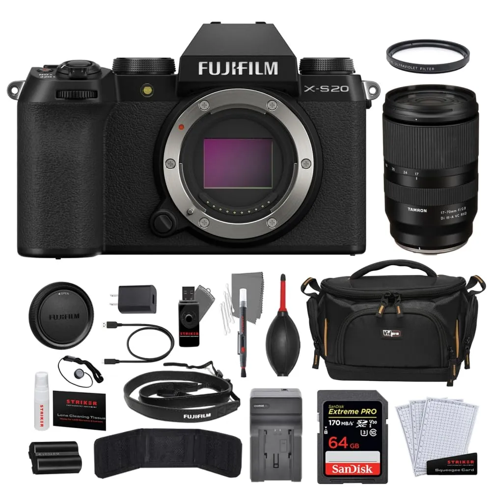 FUJIFILM X-S20 Mirrorless Camera Bundle