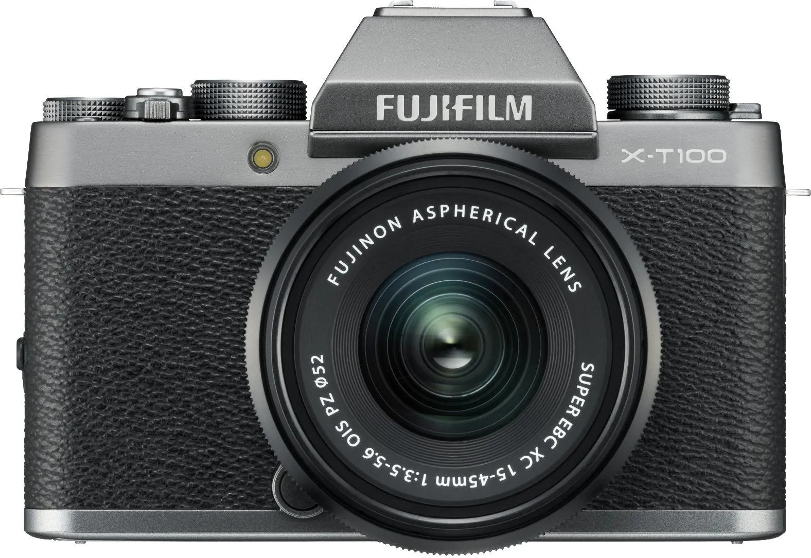 Fujifilm X-T100 Mirrorless Camera w/XC15-45mm Lens - 24.2MP, Dark Silver, Fast Autofocus