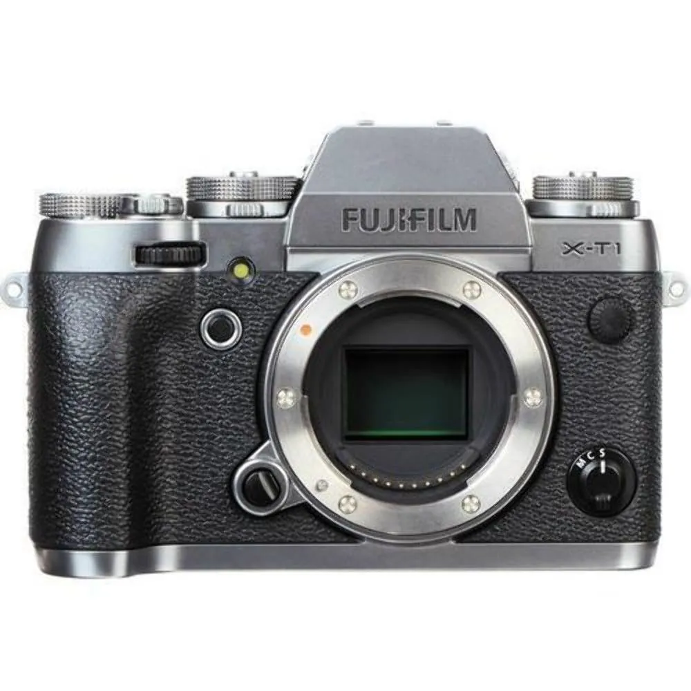 Fujifilm X-T1 Mirrorless Digital Camera Graphite Silver - 16.3MP, Weather-Resistant, Full HD