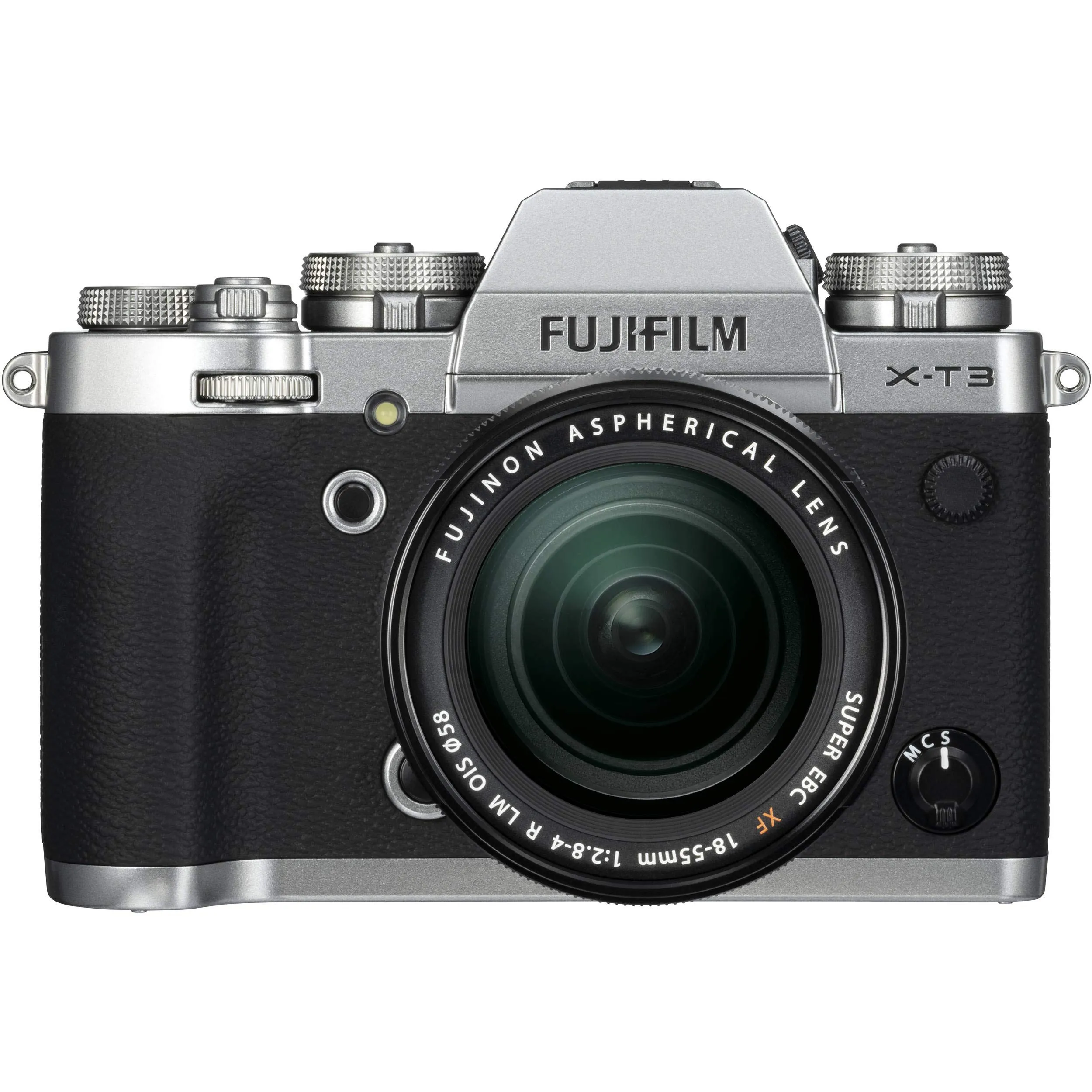 Fujifilm X-T3 Mirrorless Digital Camera Kit - 26.1MP, 4K/60P, XF18-55mm Lens, Silver