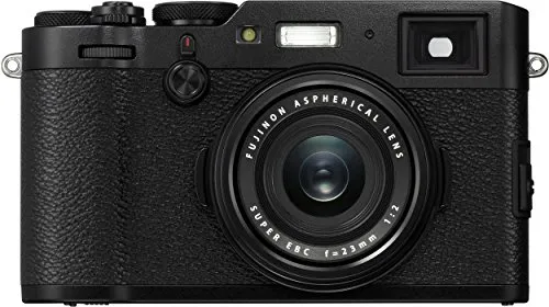 Fujifilm X100F 24.3MP APS-C Digital Camera Black with Hybrid Viewfinder and Enhanced Features