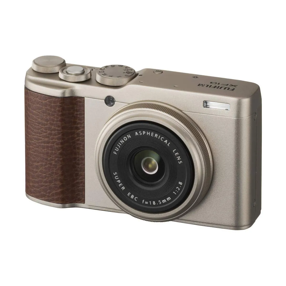 Fujifilm XF10 Digital Camera - 24.2MP APS-C, 3-Inch Touchscreen, Champagne Gold, 4K Video