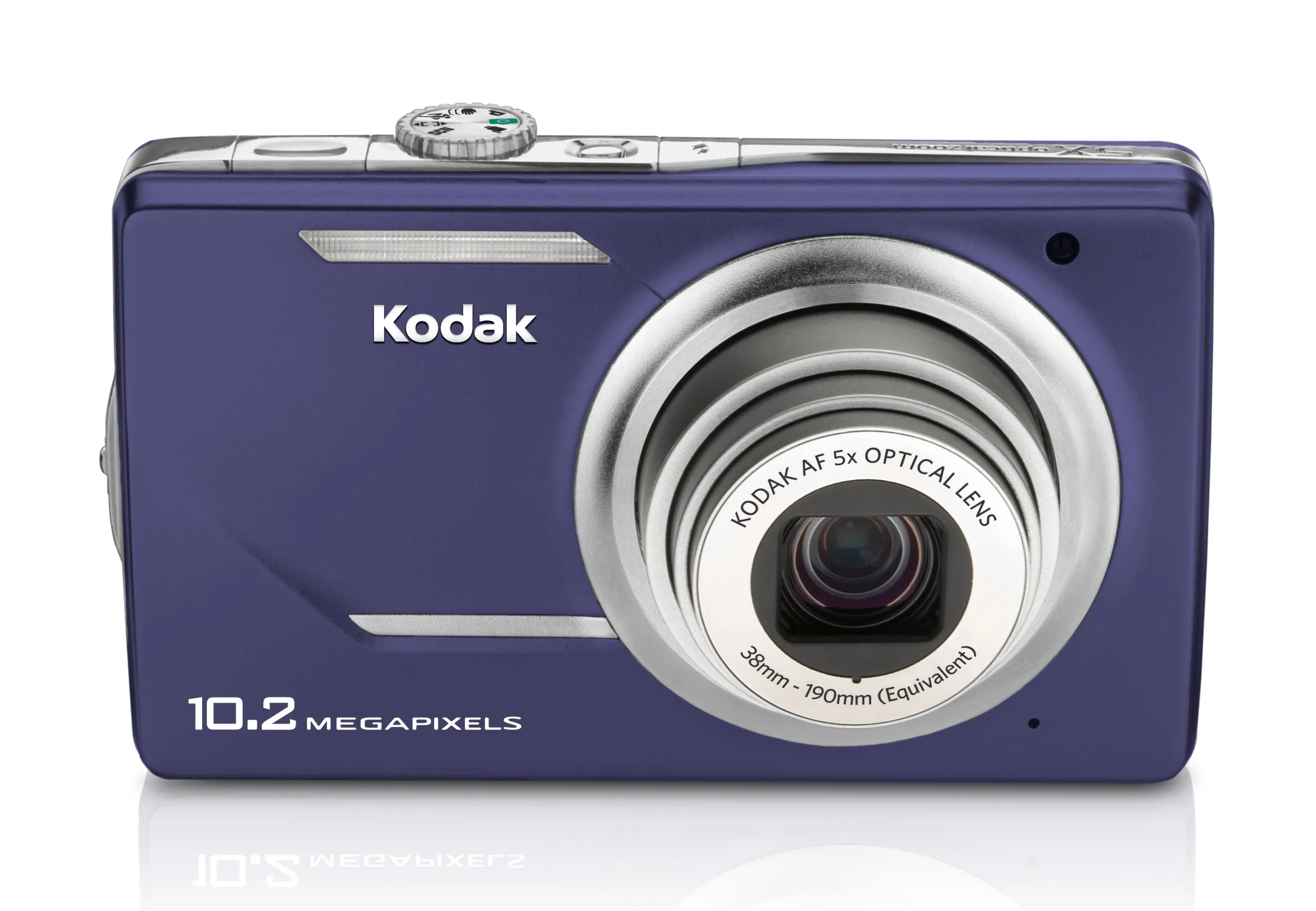 Kodak EasyShare M380 Digital Camera - 10.2MP, 5x Zoom, HD, Purple