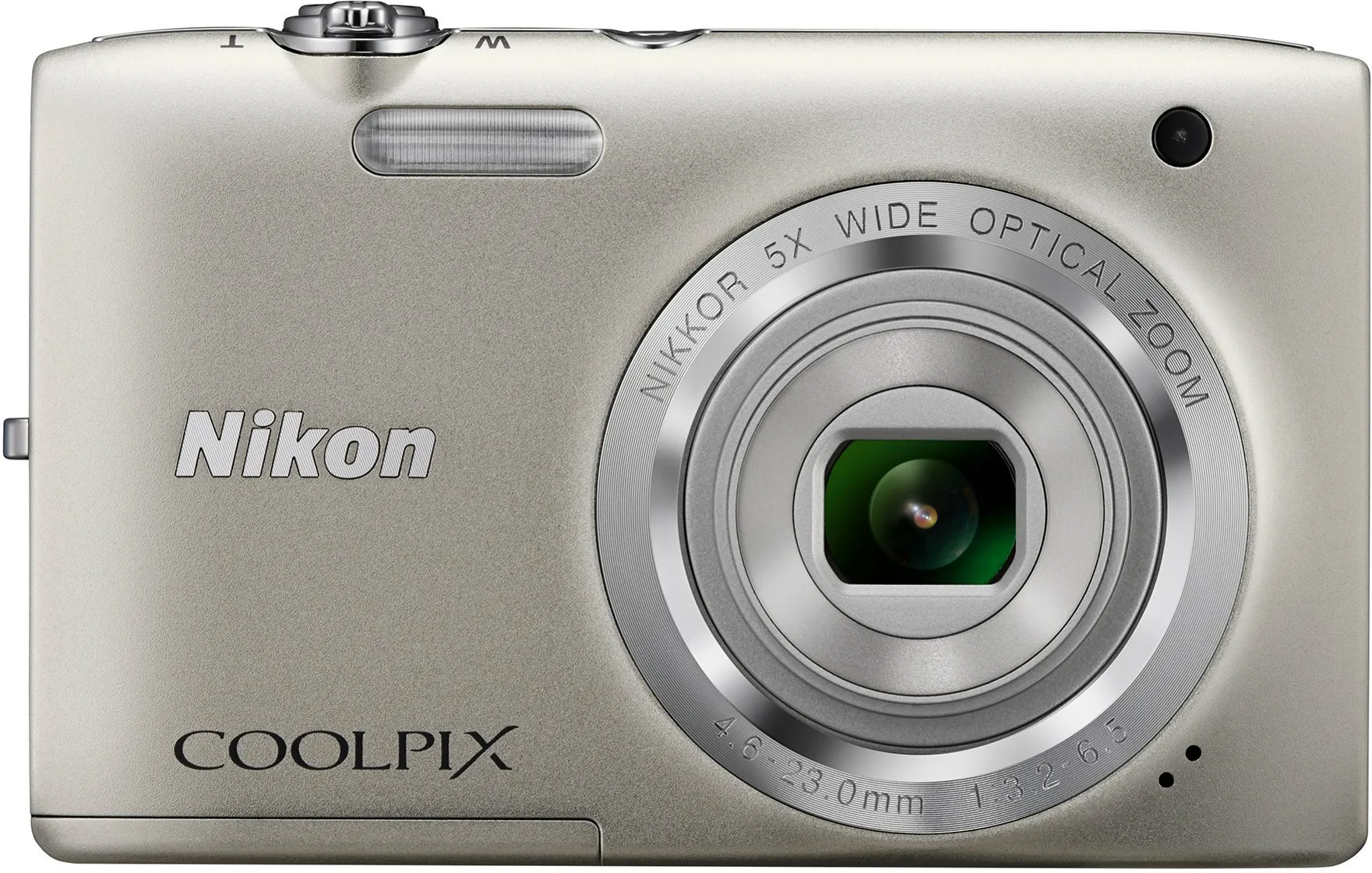 Nikon Coolpix S2800 20.1MP Point & Shoot Camera, 5X Zoom, Silver - International Version