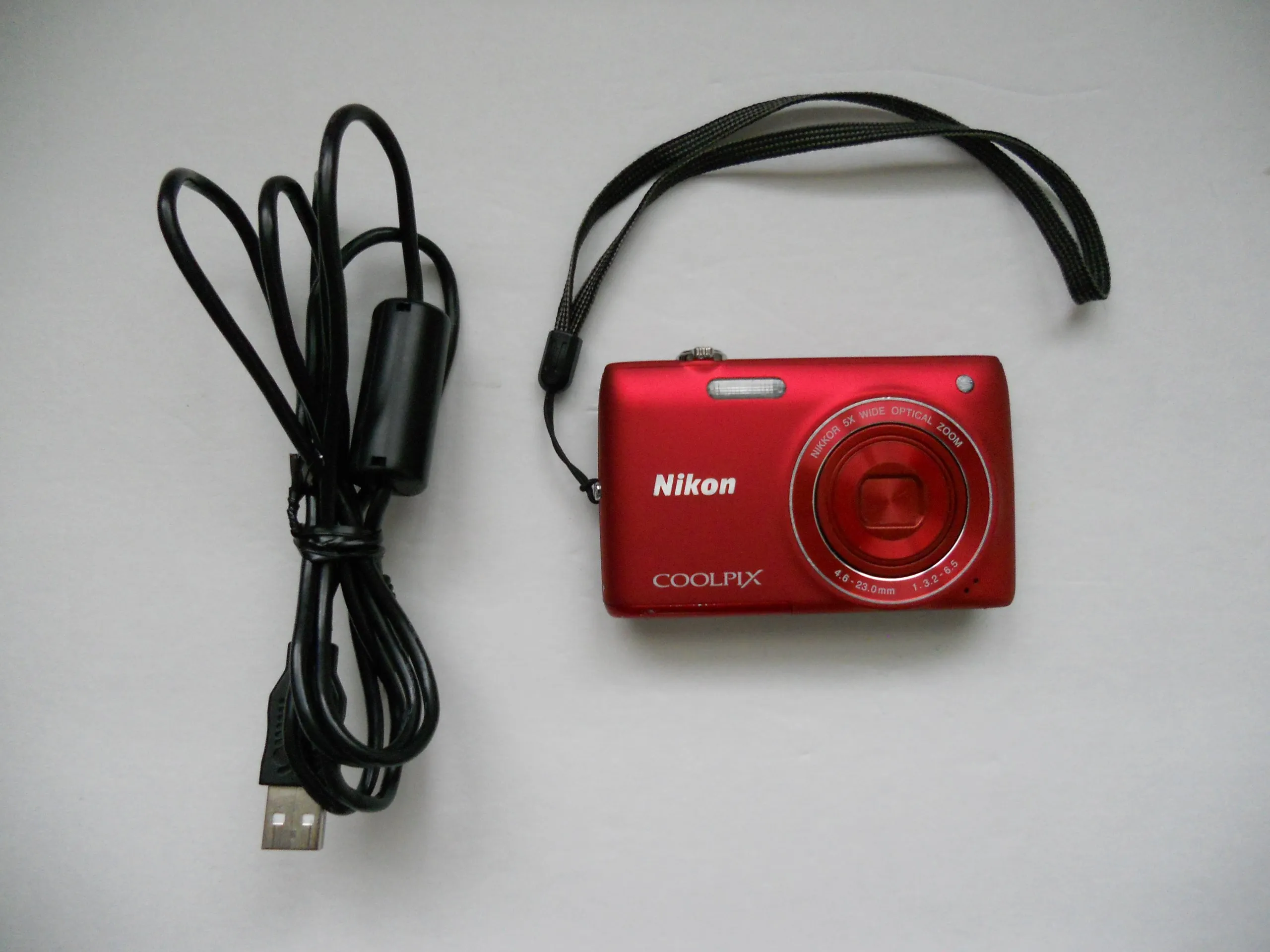 Nikon COOLPIX S4100 14MP Digital Camera, 5x Zoom Lens, Touchscreen LCD, Red