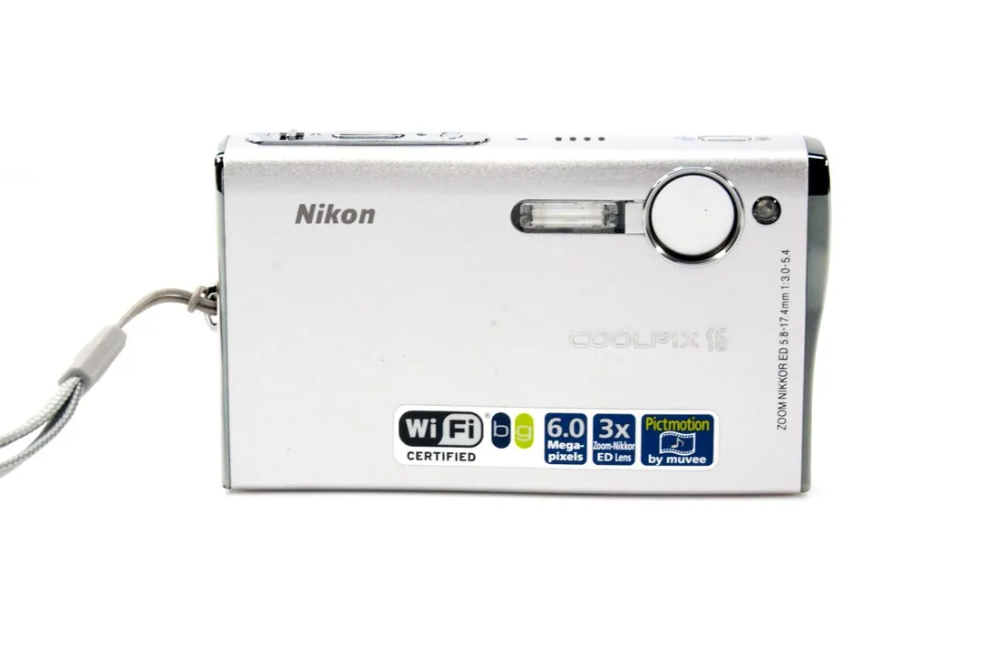 Nikon Coolpix S6 6MP Digital Camera with 3x Optical Zoom and Wi-Fi Capability