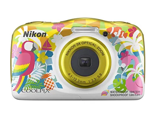 Nikon COOLPIX W150 Waterproof Digital Camera with 2.7' LCD, SnapBridge, 18 Scene Modes