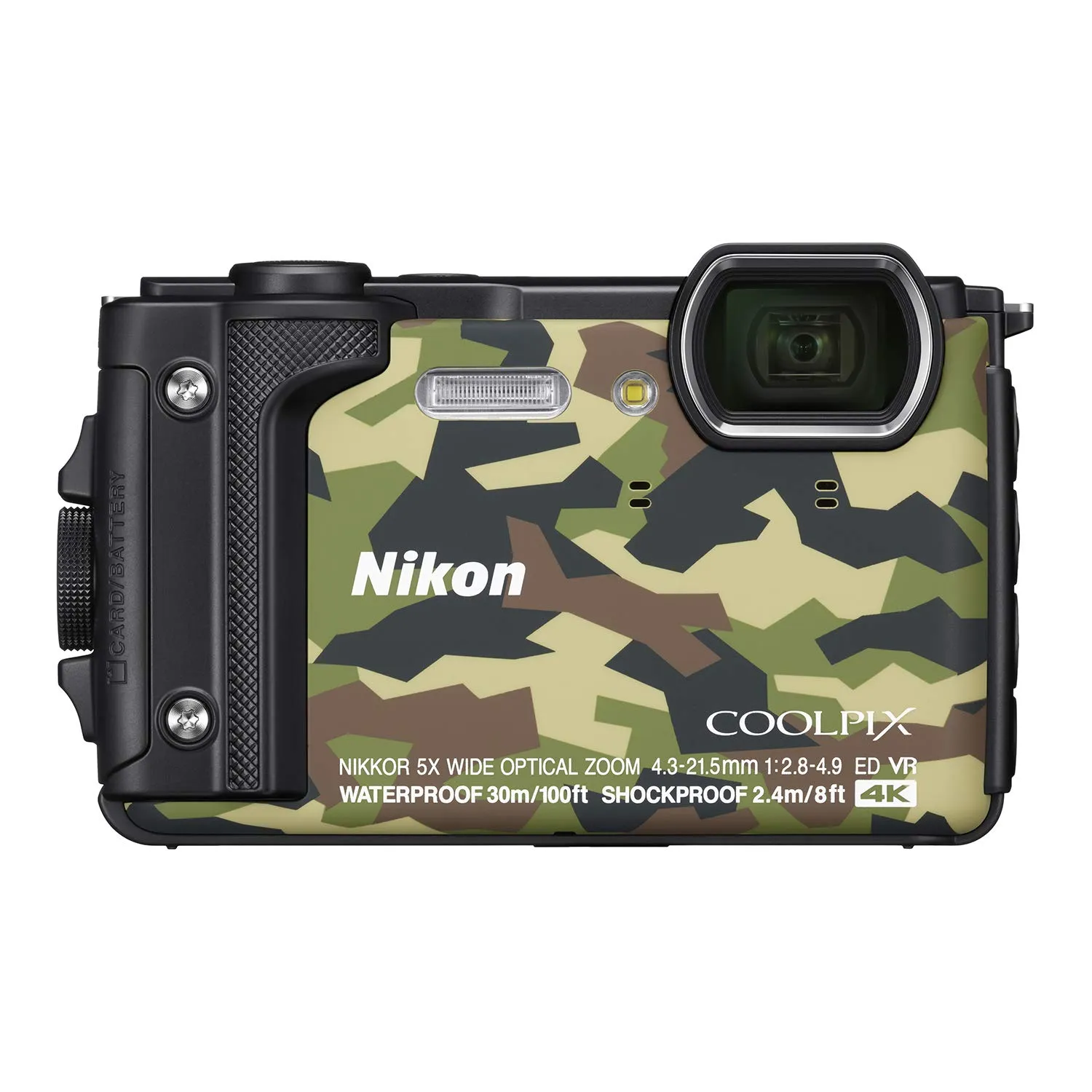 Nikon COOLPIX W300 Camouflage Waterproof Digital Camera - Adventure Ready & Durable Design