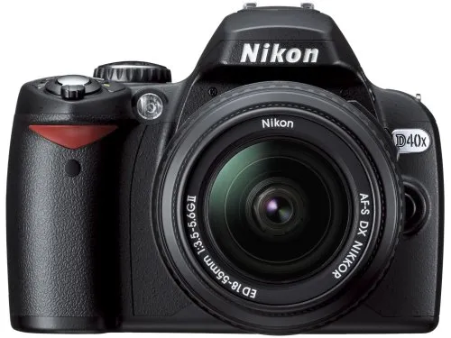 Nikon D40x 10.2MP Digital SLR Camera with 18-55mm Lens - Compact, High-Quality Photography