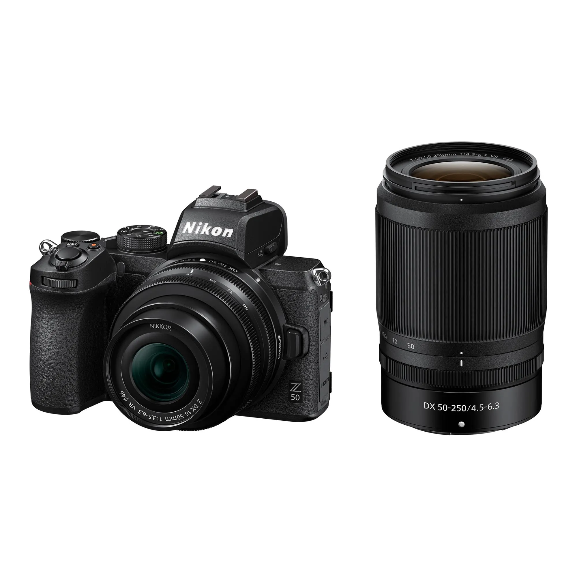 Nikon Z 50 Mirrorless Camera Bundle with 16-50mm & 50-250mm Lenses