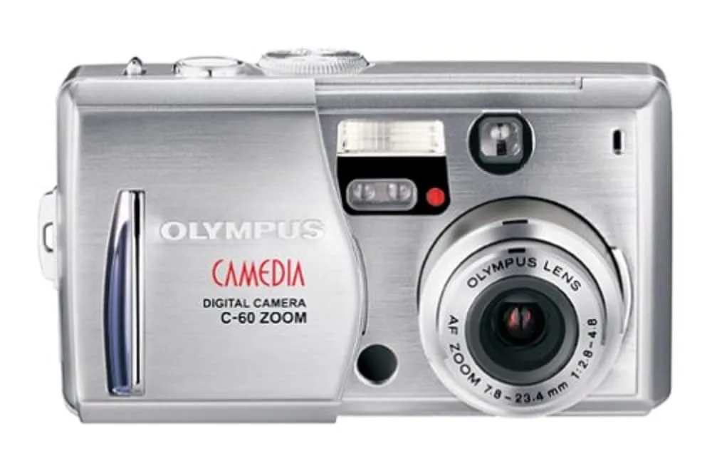 Olympus C60 6MP Digital Camera with 3x Optical Zoom, PictBridge, and Rechargeable Battery