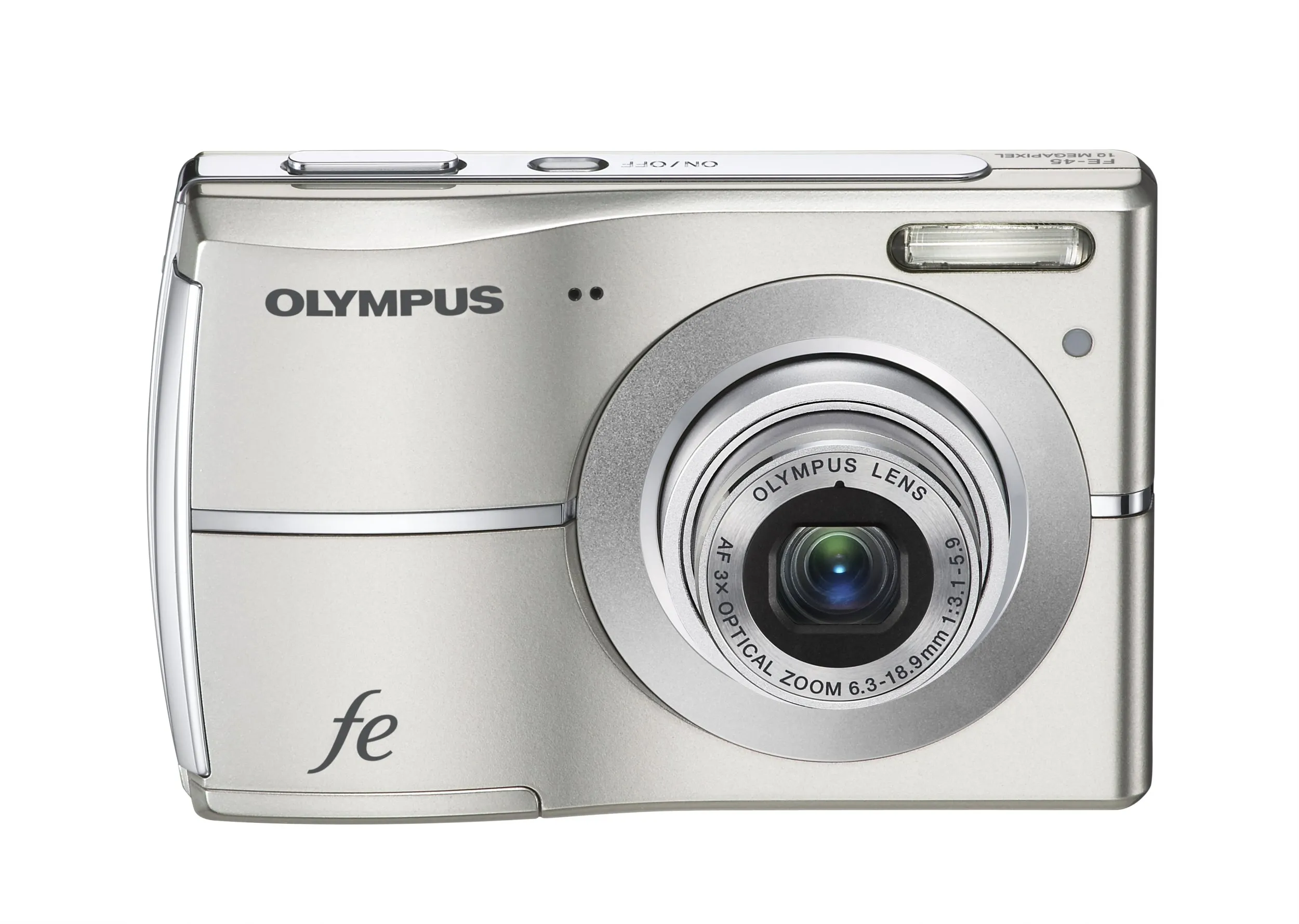 Olympus FE-45 10MP Digital Camera with 3x Optical Zoom, 2.5-inch LCD in Titanium