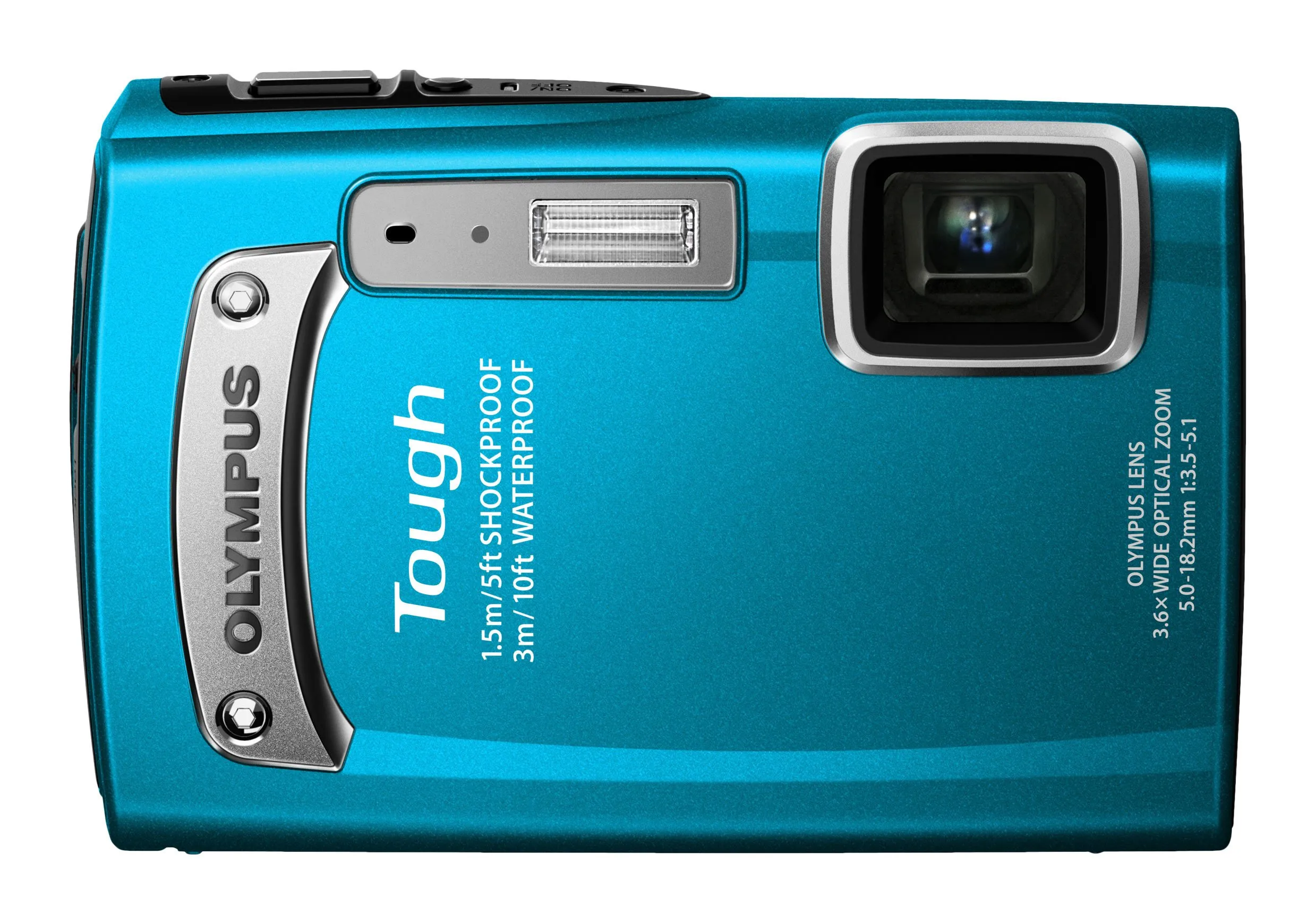 OLYMPUS TG-320 Tough Digital Camera Blue - International Version, No Warranty