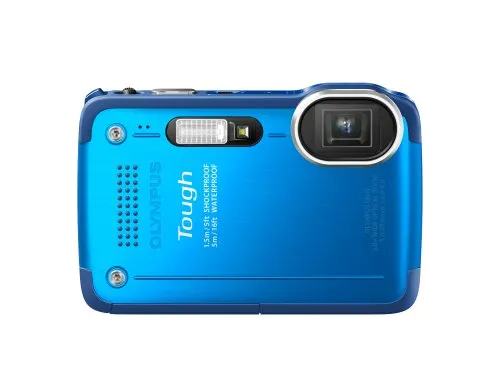 OM SYSTEM OLYMPUS Stylus TG-630 iHS Digital Camera Blue - Waterproof, Shockproof, Freezeproof