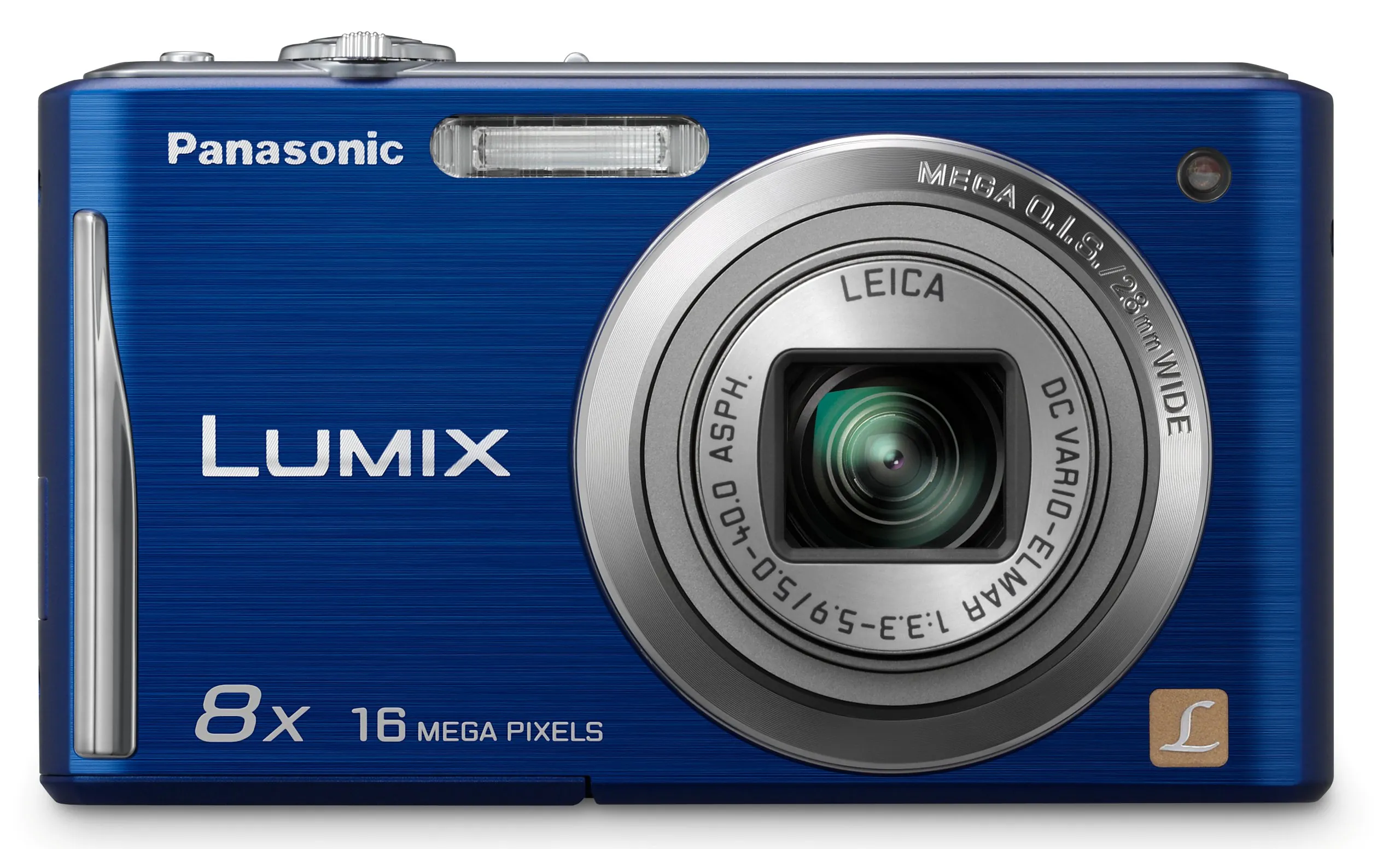 Panasonic DMC-FH25A 16.1MP Digital Camera, 8x Zoom, 2.7' LCD, Intelligent Auto, Blue