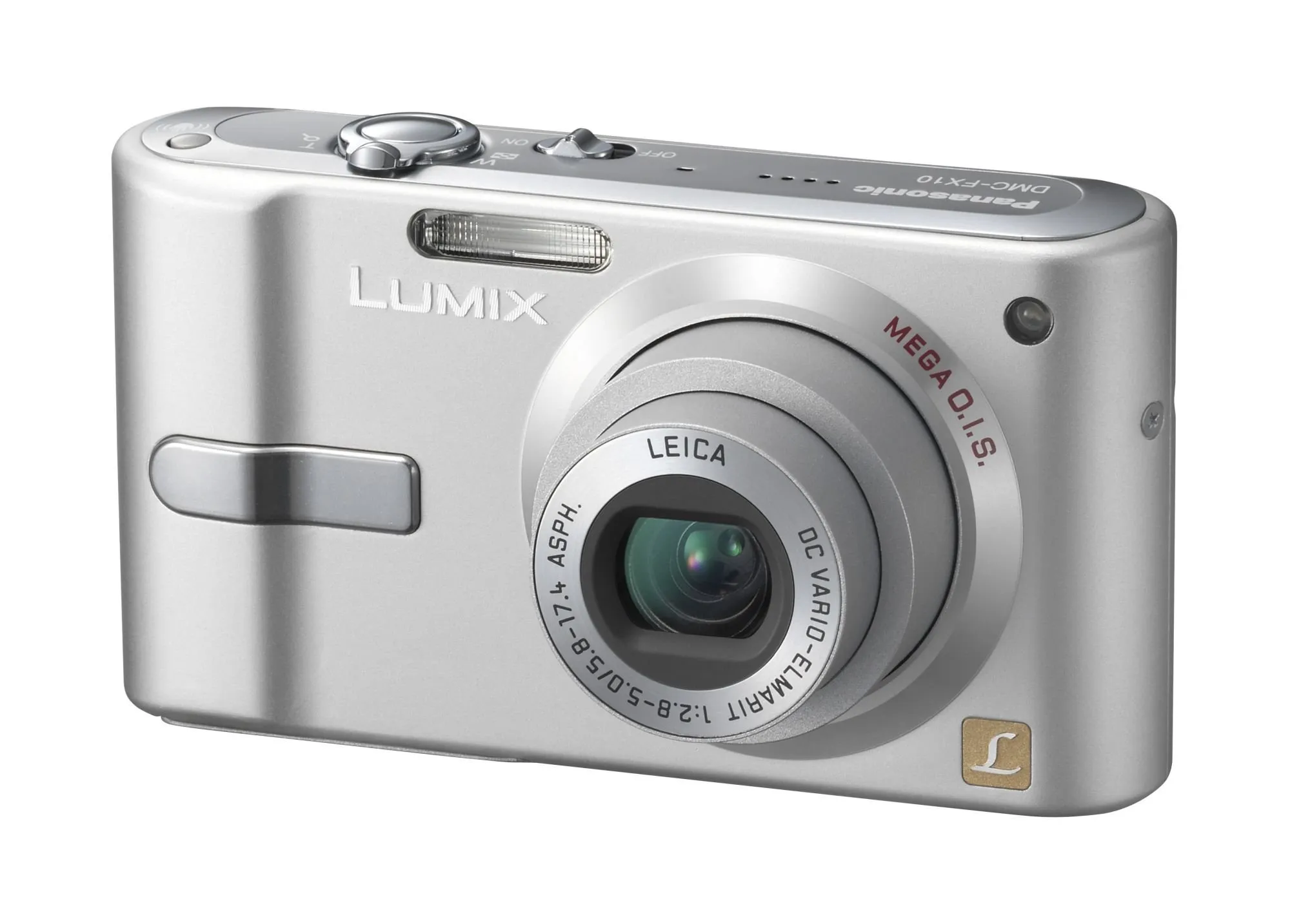 Panasonic DMC-FX10 Digital Camera 6MP, 3x Zoom, 2.5-Inch Display, Image Stabiliser, Silver