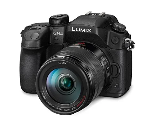 Panasonic DMC-GH4 Mirrorless Camera with 14-140mm Lens, 16MP, 4K Video, Black