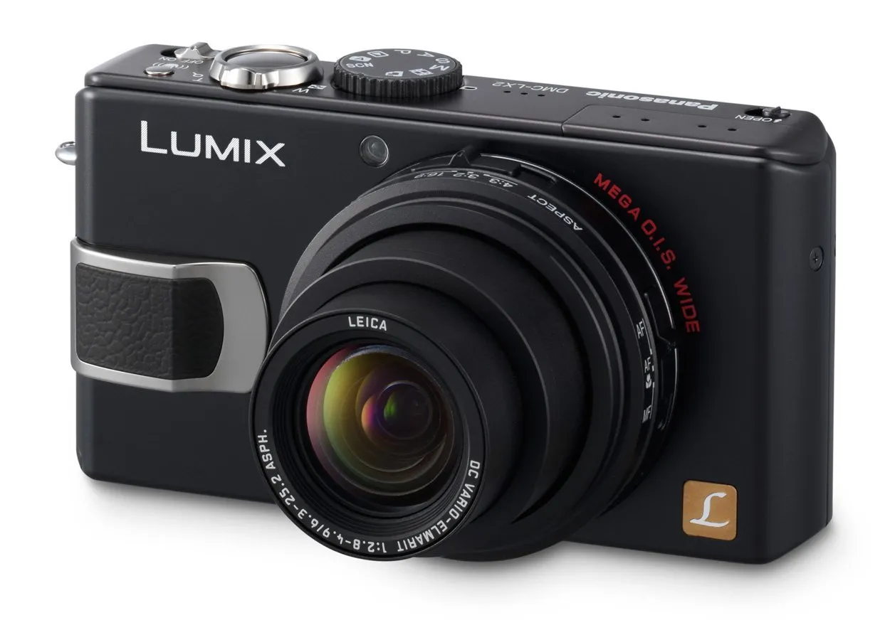 Panasonic DMC-LX2K 10.2MP Digital Camera - 4x Optical Zoom, Black, Intelligent ISO Control