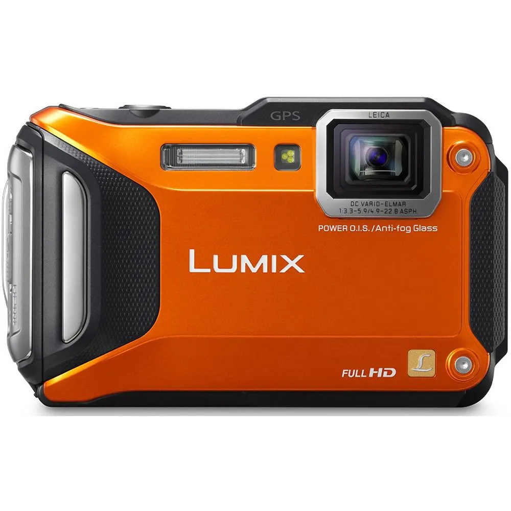 Panasonic DMC-TS6D LUMIX WiFi Adventure Camera - Waterproof, Dustproof, Shockproof, Orange