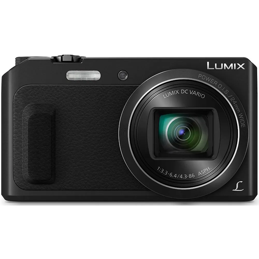 Panasonic DMC-ZS45 LUMIX 20X Zoom Camera Black with Wink-Activated Selfie Feature