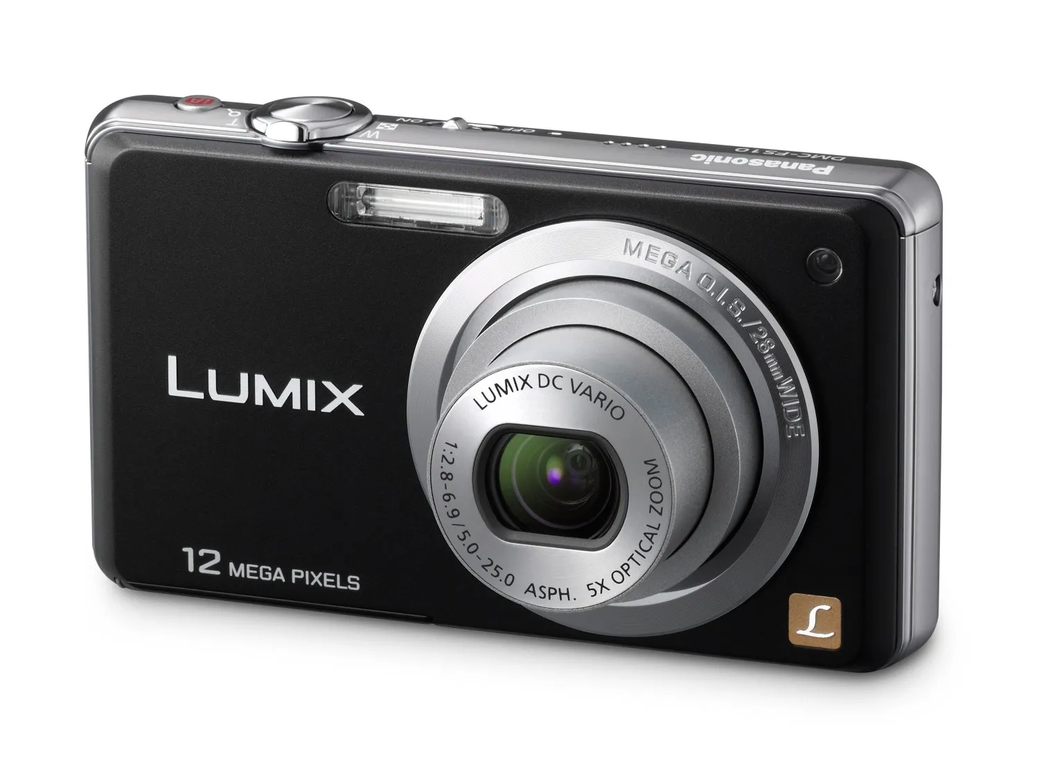 Panasonic LUMIX DMC-FS10EG Digital Camera 12MP 5x Zoom 6.8cm Display with Image Stabilizer