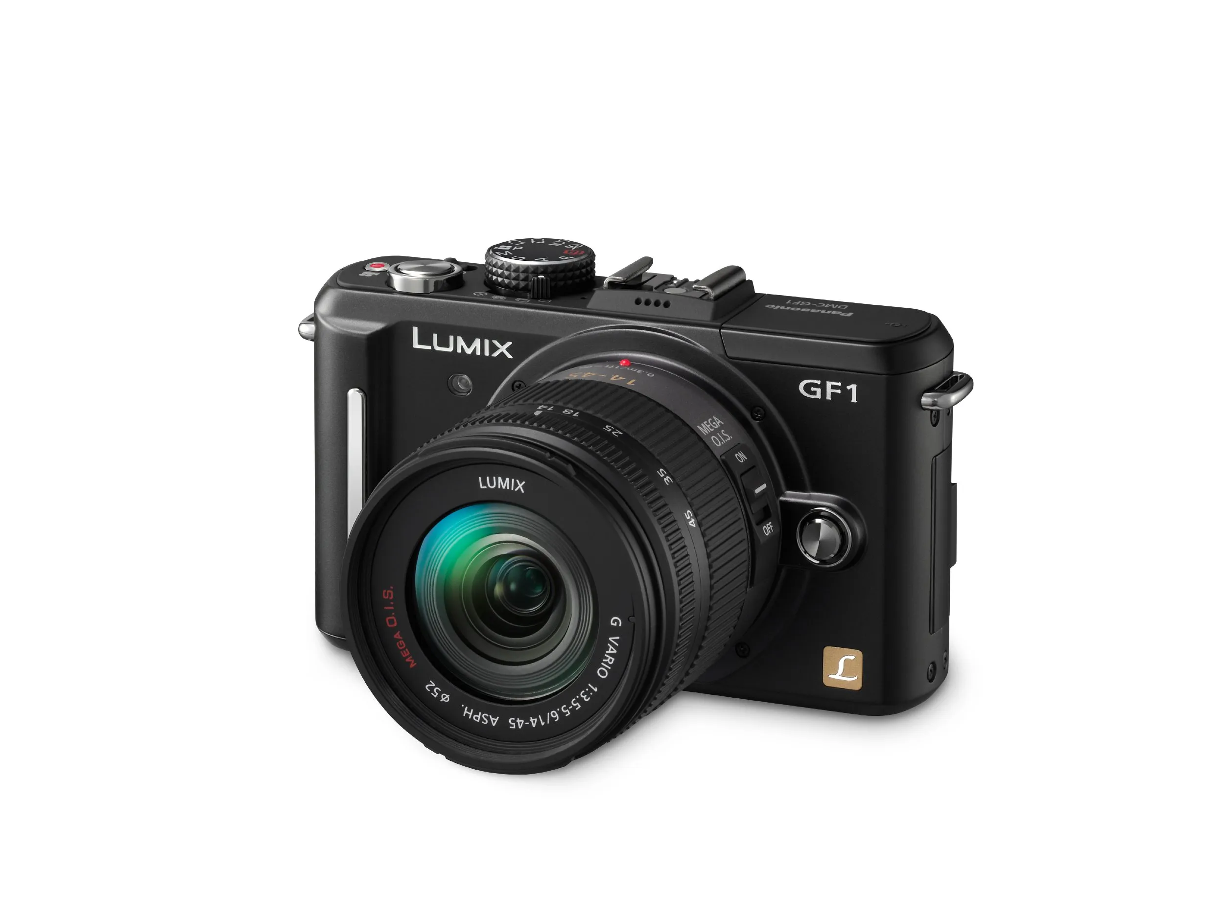 Panasonic Lumix DMC-GF1 12.1MP Micro Four-Thirds Camera with 14-45mm Lens - Compact Design