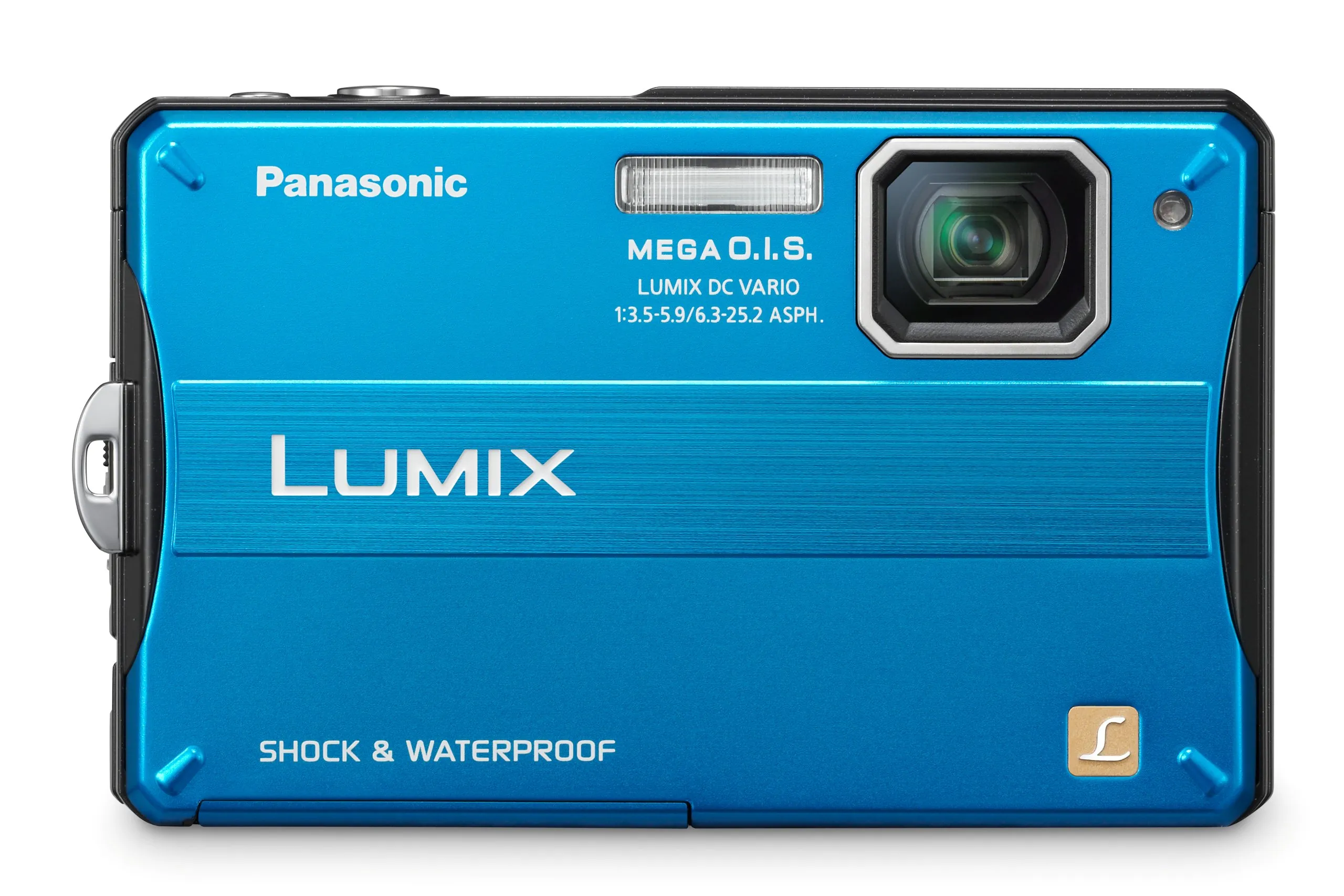 Panasonic Lumix DMC-TS10 14.1MP Waterproof Digital Camera with 4x Zoom & 2.7” LCD (Blue)