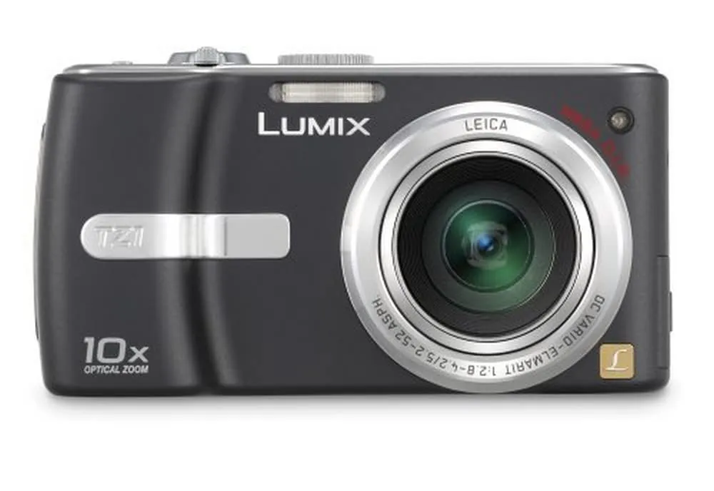 Panasonic Lumix DMC-TZ1K 5MP Compact Digital Camera with 10x Optical Zoom, Black