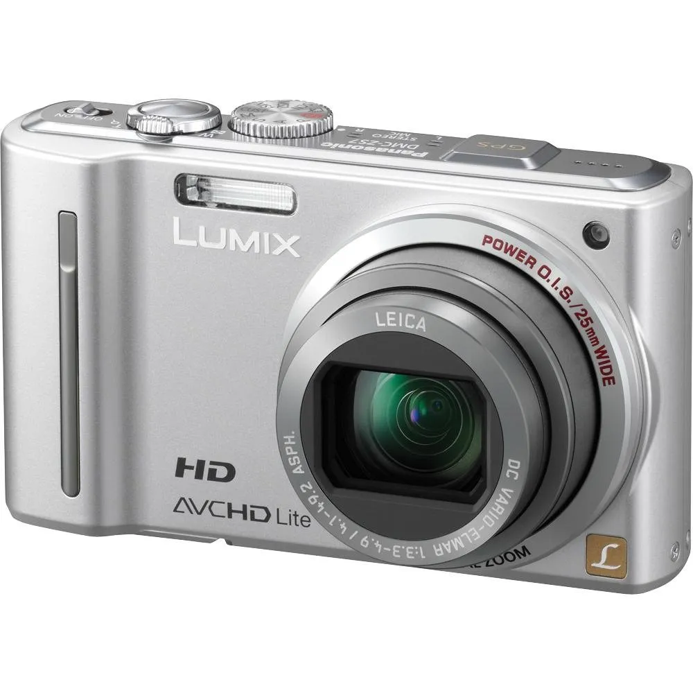 Panasonic Lumix DMC-ZS7 12.1 MP Digital Camera, 12x Zoom, GPS, 3-Inch LCD, Silver