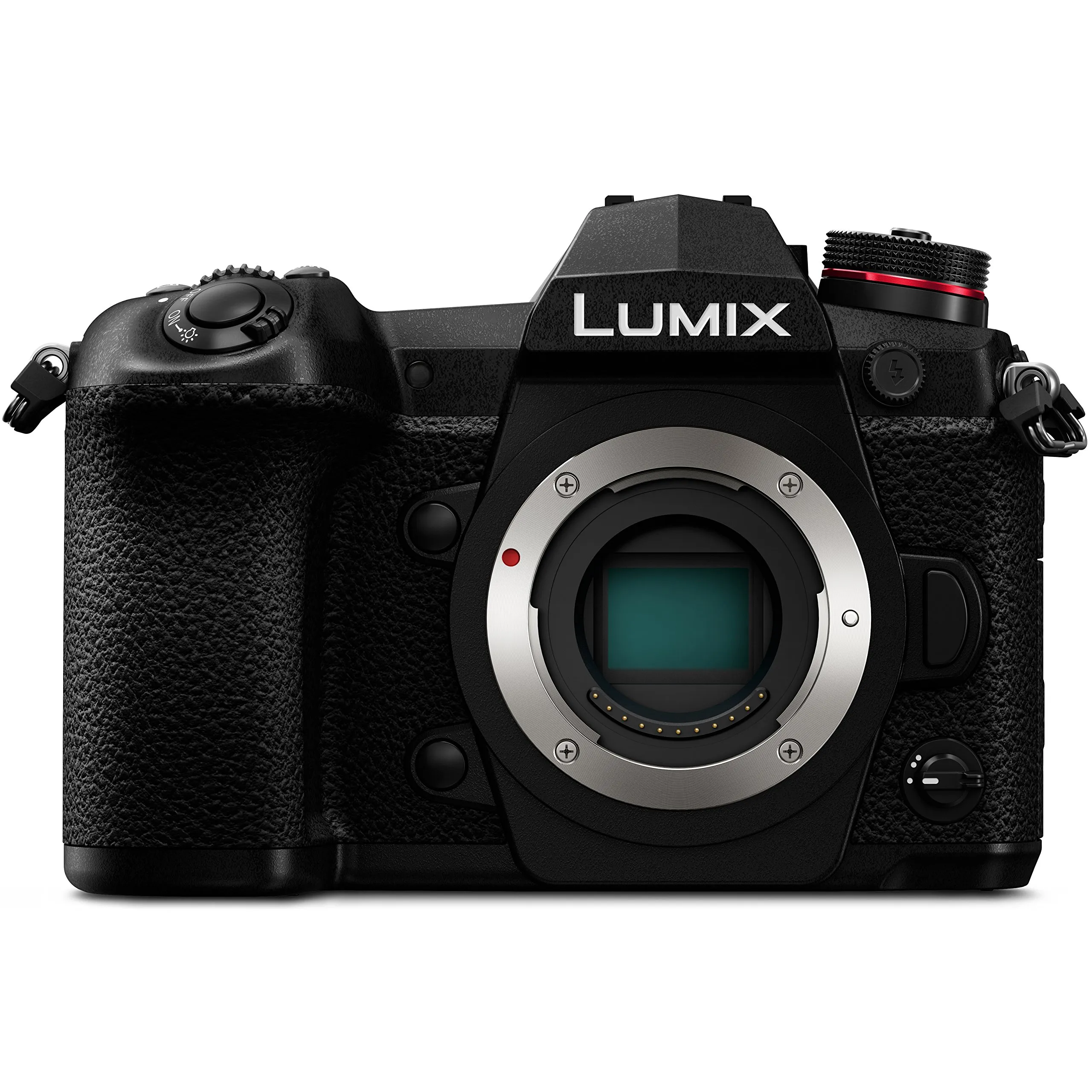 PANASONIC LUMIX G9 4K Digital Camera (DC-G9KBODY) - Rugged, Dual Stabilization, 20.3MP, Black