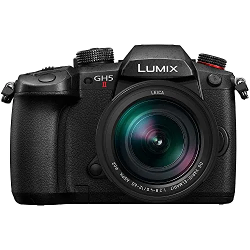 Panasonic LUMIX GH5M2 20.3MP Mirrorless Camera with Live Streaming & 12-60mm F2.8-4.0 Lens