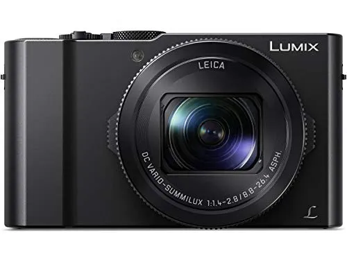 PANASONIC LUMIX LX10 Camera, 20.1MP Sensor, LEICA 24-72mm F1.4-2.8 Lens, Black (Renewed)