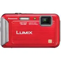 Panasonic Lumix TS20 16.1MP Waterproof Digital Camera, 4x Zoom, Shockproof, Red