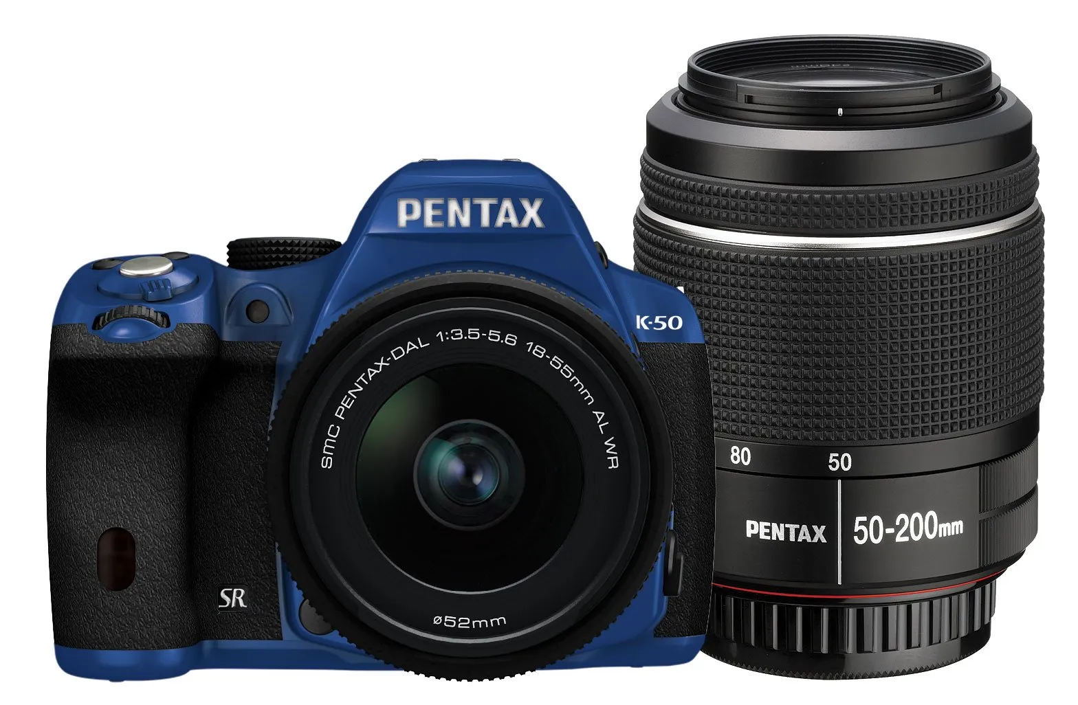 Pentax K-50 Weatherproof DSLR Bundle with 18-55mm & 50-200 WR Lenses - Reliable Photography